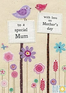 Blue Eyed Sun  Mother's Day Cards - To A Special Mum With Love On Mother's Day - Picture 1 of 1