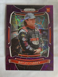 2021 Panini Prizm Racing Purple Velocity Prizm Bayley Currey Rookie RC /199 #6 - Picture 1 of 2