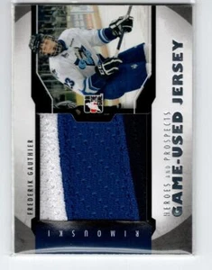 2012-13 ITG Heroes and Prospects Jersey Silver #M13 Frederik Gauthier *#/30 - Picture 1 of 1