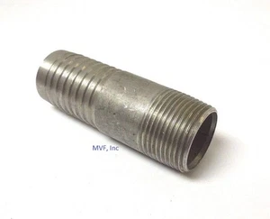Hose Barb for 1" ID Hose x 3/4" MNPT 304S/S King Combination Nipple SF100075SS - Picture 1 of 4