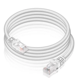 8m CAT 6 Netzwerkkabel Patchkabel Rundkabel RJ45 PC LAN Kabel Ethernet Rund - Bild 1 von 7