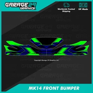 CADET KART MK14 FRONT BUMPER STICKER KIT - TORNADO - COLOUR 4 - Picture 1 of 3