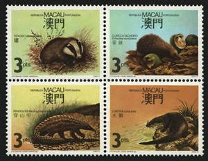 Macau 1988 - Mi-Nr. 589-592 ** - MNH - ZDR - Wildtiere / Wild animals - Bild 1 von 1