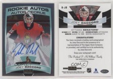 2019-20 O-Pee-Chee Platinum Rookie Autos Joey Daccord #R-JD Rookie Auto RC