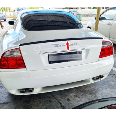 Painted Black FOR 2001-2007 Maserati Coupe Spyder K Look Rear Trunk Spoiler Wing - Image 1 of 4