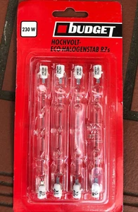 4 X HALOGEN HOCHVOLT STAB R7s Lampe BUDGET 230W 230V 4644Lm 2900K - Bild 1 von 2