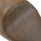 DS Brown Leather Smooth Low Solo Seat for Harley Sportster 883 Super Low 11-19