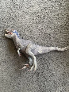 Universal Studio exklusiver Jurassic World Raptor blau 13 Zoll Plüsch Velociraptor - Bild 1 von 5