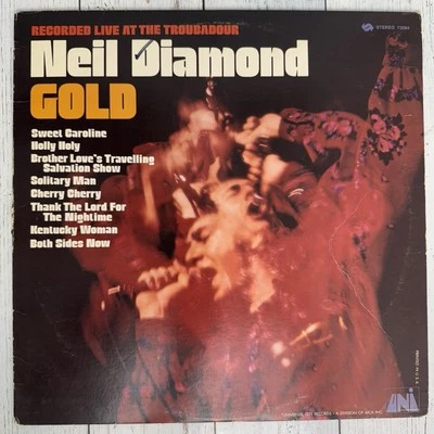 NEIL DIAMOND - GOLD LIVE AT THE TROUBADOUR VINYL LP - Image 1 of 4