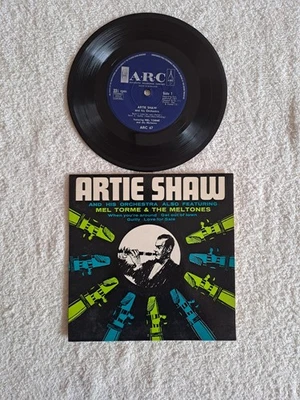 Artie Shaw Featuring Mel Torme & The Meltones - Vinyl Record 7" 4 Track EP  1965 - Image 1 of 2