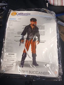 Briny Buccaneer Pirate Boy Swashbuckler Child Costume Size L 10/12 - Picture 1 of 1