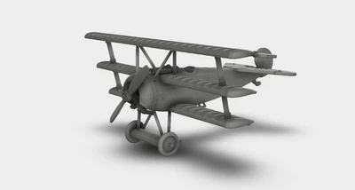 MODELLDEPOT Fokker DR.1 Jagdflugzeug Dreidecker Richthofen WW1 Bausatz 3D Druck 1:100 - 1:35