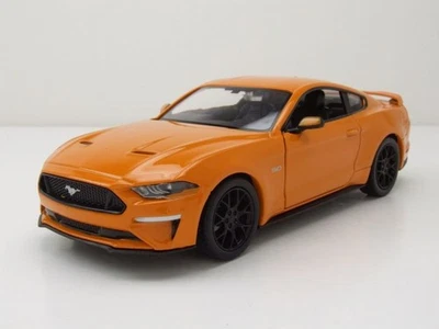 Ford Mustang GT 2018 orange Modellauto 1:24 Motormax - Bild 1 von 4