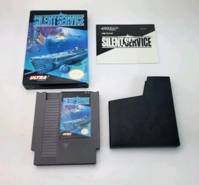 Silent Service (Nintendo Entertainment System, 1989) CIB - Image 1 of 4