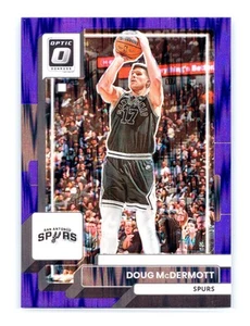 2022-23 Donruss Optic Basketball #197 Doug McDermott Purple Shock Spurs - Picture 1 of 2
