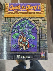 Quest For Glory 1: So You Want to Be a Hero MS-DOS Computer Game Used Works - Picture 1 of 4