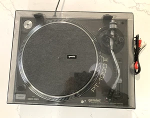 Gemini PT-1000 II Giradischi Dj - Trazione Diretta, con - Cuffia, Stilo e Cover - Foto 1 di 23
