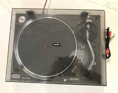 Gemini PT-1000 II Dj Turntable  - Direct Drive, With - Headshell, Stylus & Cover - Image 1 of 4