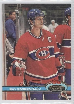 1991-92 Topps Stadium Club Guy Carbonneau #41 HOF - Image 1 of 2