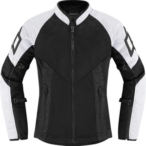 Icon Women's Mesh AF Jacket White - Picture 1 of 13