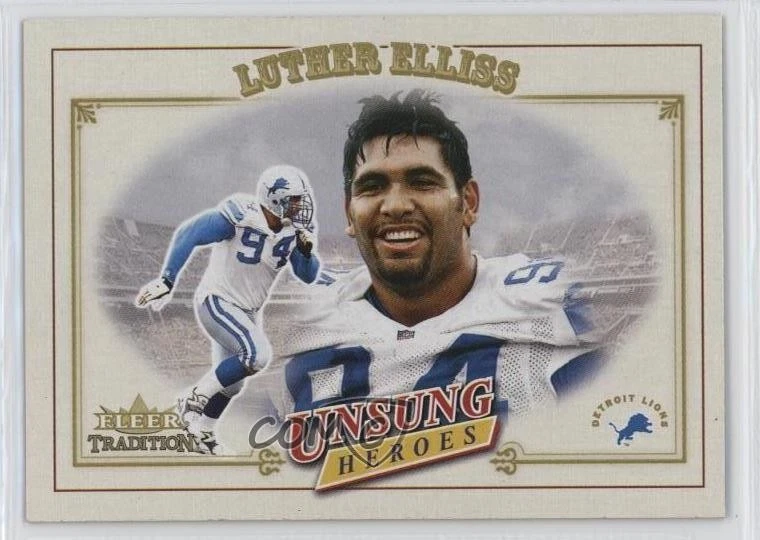 2001 Fleer Tradition Unsung Heroes Luther Elliss #337 - Image 1 of 2