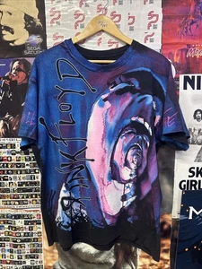 Vintage 90s 1994 Pink Floyd The Wall AOP Winterland Tshirt Sz XL 24.5 x 28.5 - Picture 1 of 8