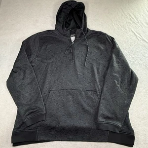 Under Armour ColdGear 1/4 Zip Hoodie Sweatshirt Herren 2XL tailliert schwarz - Bild 1 von 5