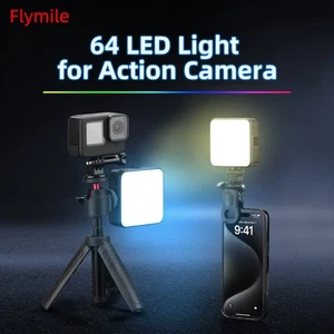 Camera Phone Universal Fill Light Vlog Accessory for Insta360 X4/DJI POCKET 3 - Photo 1 sur 16