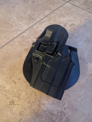 Blackhawk Model 2100270 CQC Close Quarters Concealment Gun Holster Black Plastic - Image 1 of 4