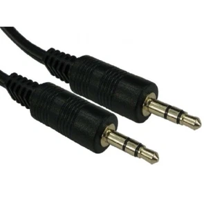 AUX Cable - 2m 3.5mm Jack Audio Male to Male Headphone Lead NEW - Picture 1 of 3
