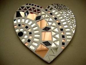 Mosaic Full kit Heart shaped 15 cm, Arts & Craft - FREE POSTAGE - Picture 1 of 7