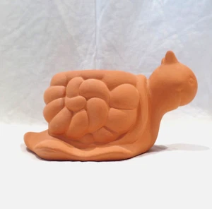 Candelabro de arcilla de terracota caracol candelabro decoración de patio fiesta - Imagen 1 de 6