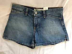 GAP Jeans pantaloncino corto denim blu campeggio vela away stile mamma jeans cotone tg 6 - Foto 1 di 3
