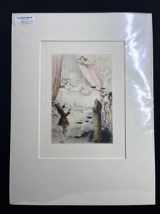 Limitiert Erotic Radierung Paul Emil Becant Les bijoux indiscrets Faire l'amour  - Bild 1 von 5