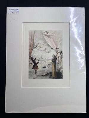 Limitiert Erotic Radierung Paul Emil Becant Les bijoux indiscrets Faire l'amour  - Bild 1 von 4