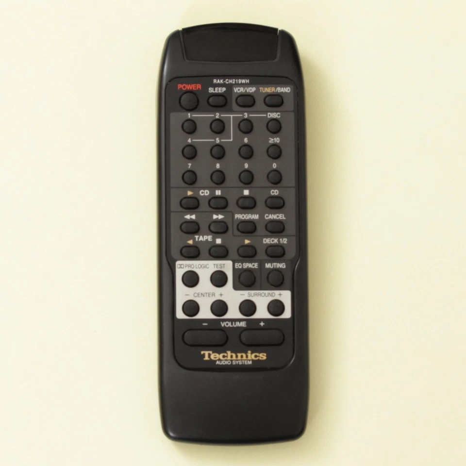Genuine Technics RAK-CH219WH Remote Control for SC-EH60 - Image 1 of 2