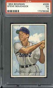 1952 Bowman #235 Steve Souchock - PSA 5