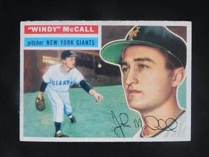 1955 Topps Baseball Card #44 Windy McCall (EX-MT+) - Picture 1 of 2