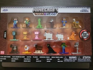 18pc Nano Metalfigs Series 8 Minecraft: (2022) CAVES & CLIFFS Die-Cast Figurines - Picture 1 of 2