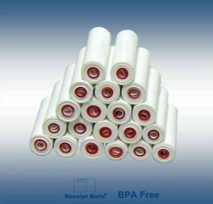 2-1/4" x 16' BPA frei Thermo Bon Papier für Poynt Smart Terminal 40 Rollen - Bild 1 von 3