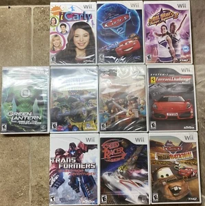 LOT OF 10 SEALED Nintendo Wii Games Lego Pirates Of Caribbean, Cars, Monster Jam - Picture 1 of 21
