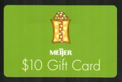 MEIJER Fancy Gift Box ( 2003 ) Gift Card ( $0 - NO VALUE ) RARE - Image 1 of 2