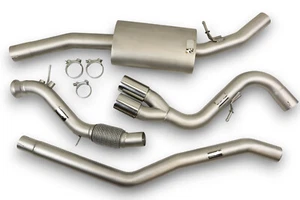 Ligne Echappement + Downpipe defap BMW 116d 118d 120d 123d E81 E87 Catback - Foto 1 di 7