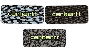 Carhartt WIP Streetwear 3 Sticker Set Bunt 3 x 10x4cm Rechteckig