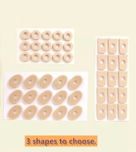 30) pcs Callus Foam Cushion Foot Corn Wart Pads Self-Stick Toe Spacer Seperator - Picture 1 of 14