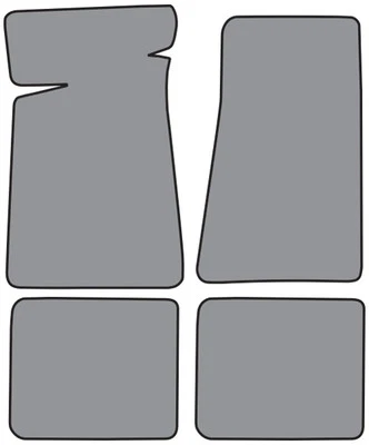 1978-1981 Pontiac LeMans Cutpile ковер логотип напольный коврик 4шт - Изображение 1 из 2