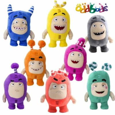 Oddbods 18cm Plüsch weiches Kuscheltier Newt Bubbles Pogo Zee Jeff Fuse Geschenk