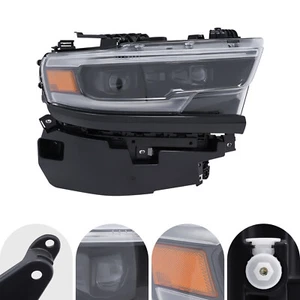 For Dodge Ram 1500 2019-2022 Dual Projector FullLED Passenger Headlight Headlamp - Picture 1 of 14