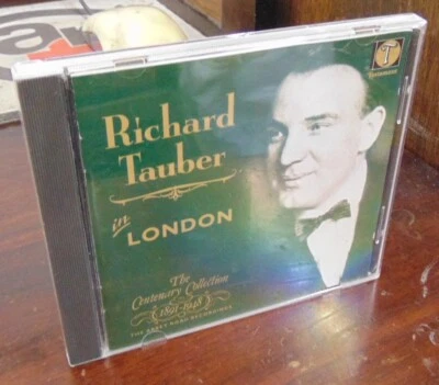 Richard Tauber in London / Testament Centenary Coll., SBT 1006 / NM/Ex CD - Image 1 of 3