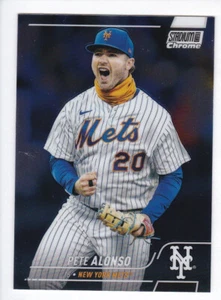 2022 Topps Stadium Club Chrome #216 PETE ALONSO New York Mets - Picture 1 of 2